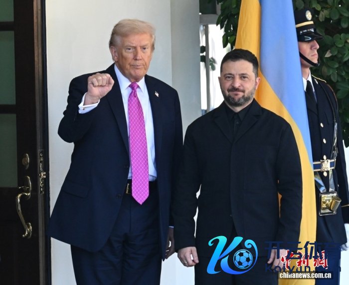 当地工夫10月17日，华盛顿，好意思国总统特朗普在白宫会晤乌克兰总统泽连斯基。中新社记者 陈孟统 摄